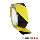 Bodenmarkierungsband, gelb/schwarz schraffiert, 50 mm x 33 lfm | HILDE24 GmbH